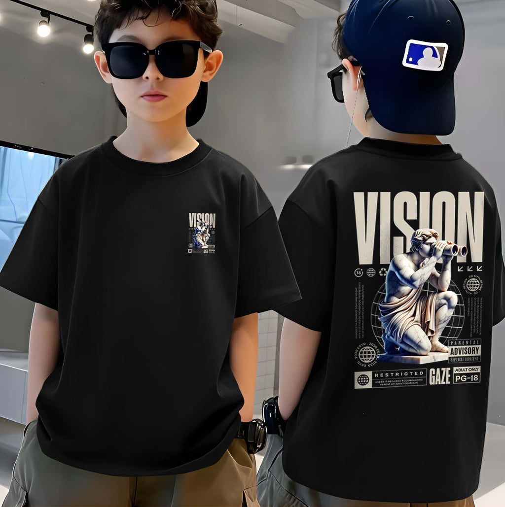 Vision - Boys Over Size Printed T-shirt
