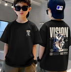 Vision - Boys Over Size Printed T-shirt
