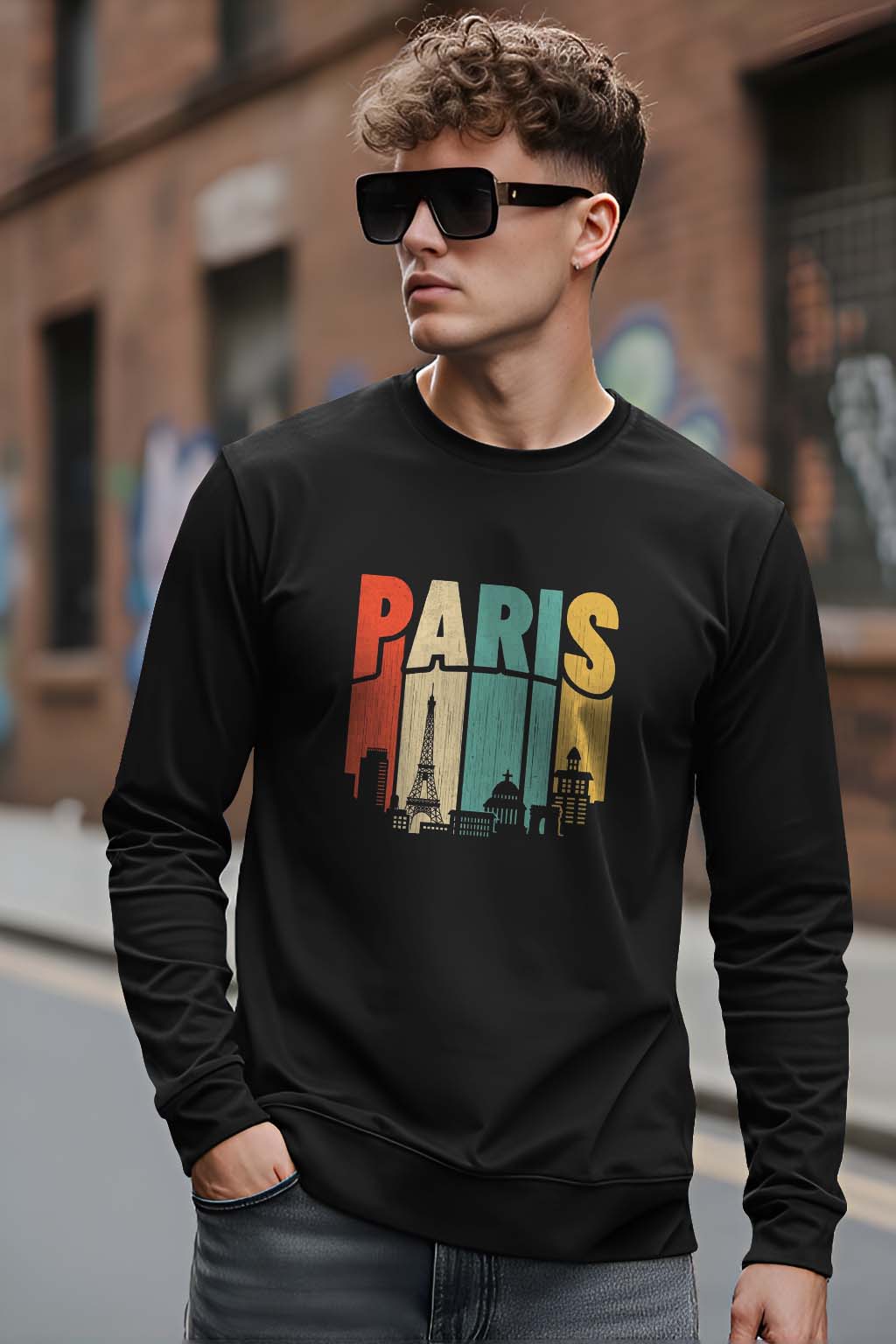 Paris - Men's Fullsleeve T-shirts