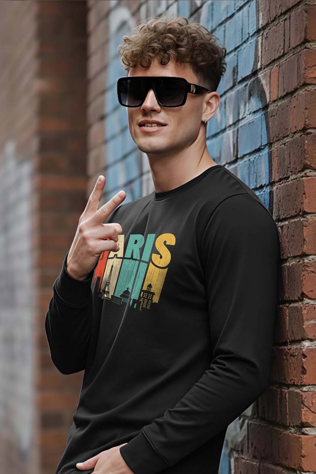 Paris - Men's Fullsleeve T-shirts