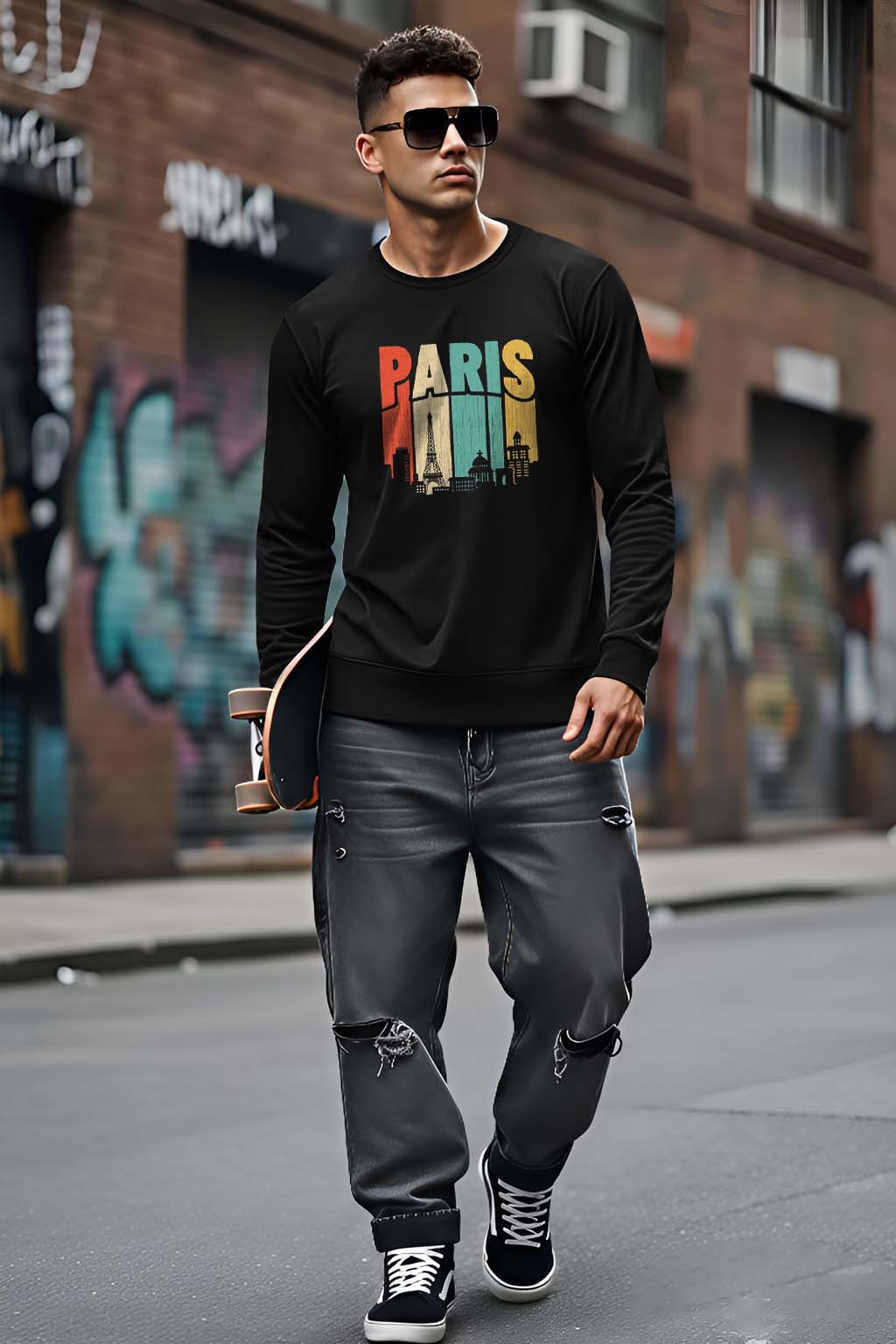 Paris - Men's Fullsleeve T-shirts
