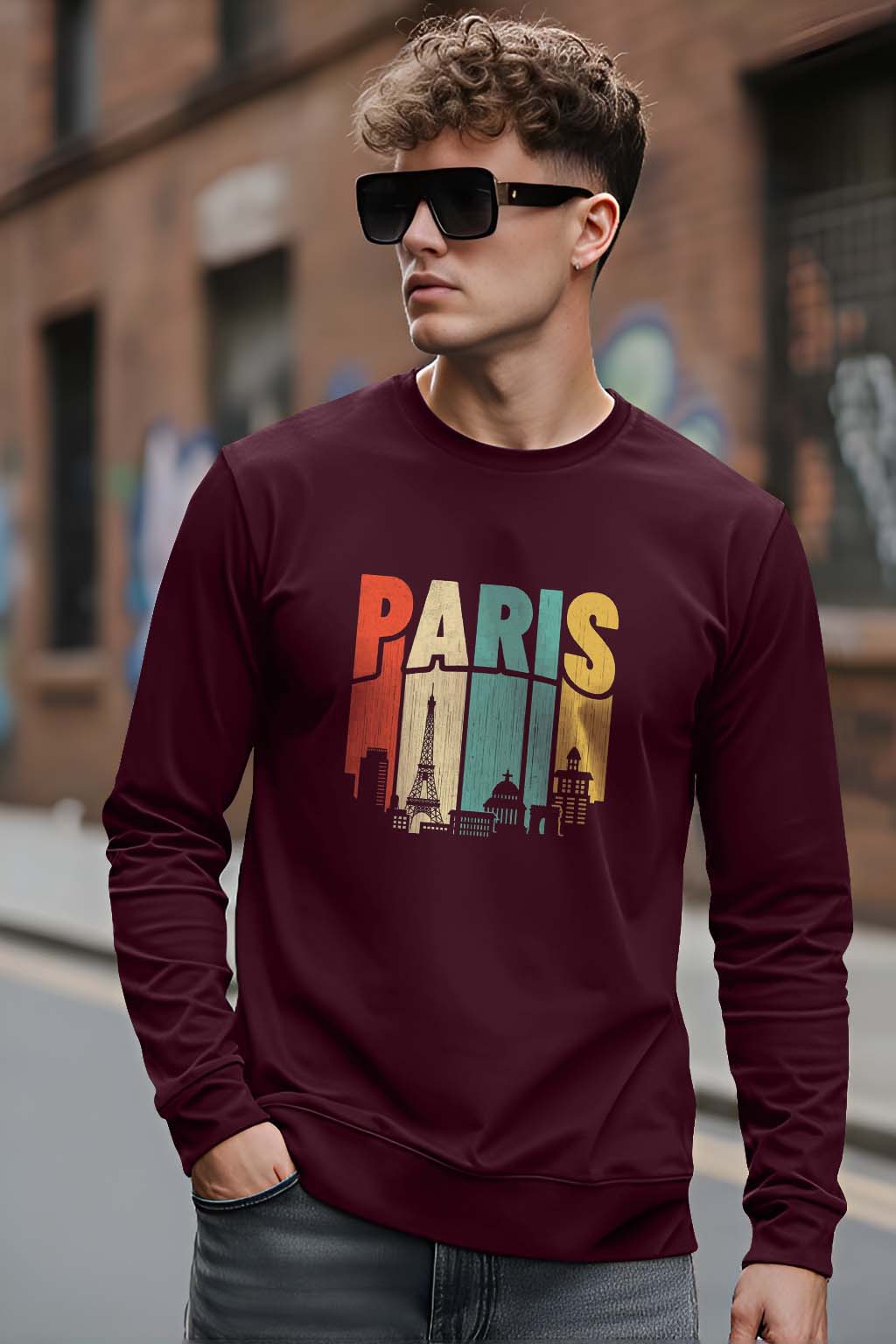 Paris - Men's Fullsleeve T-shirts