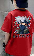 New Boys Kakashi - Boys Over Size Printed T-shirt