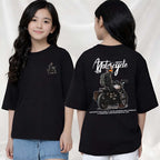 MotorCycle  - kids Girls Over sized T shirt