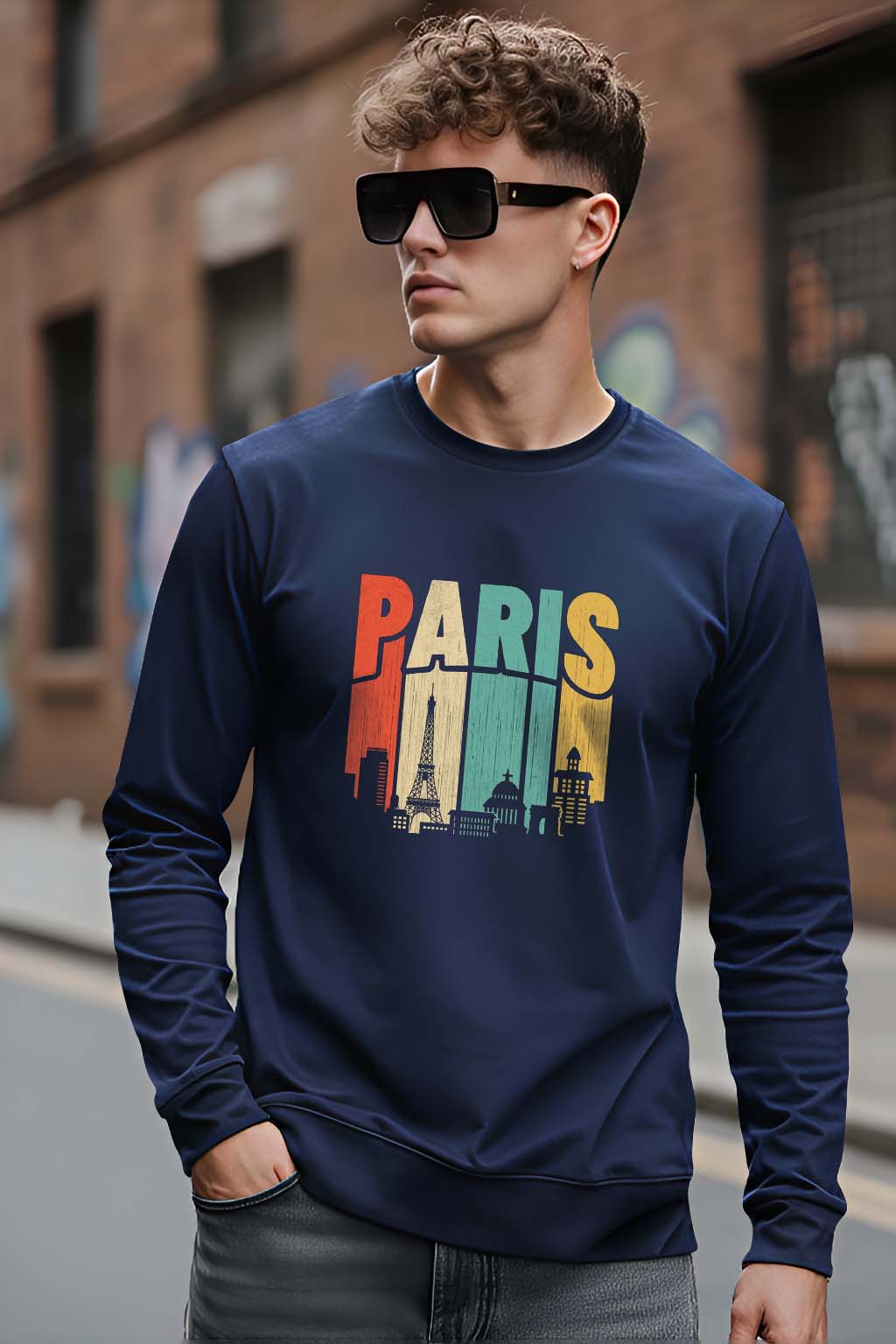 Paris - Men's Fullsleeve T-shirts