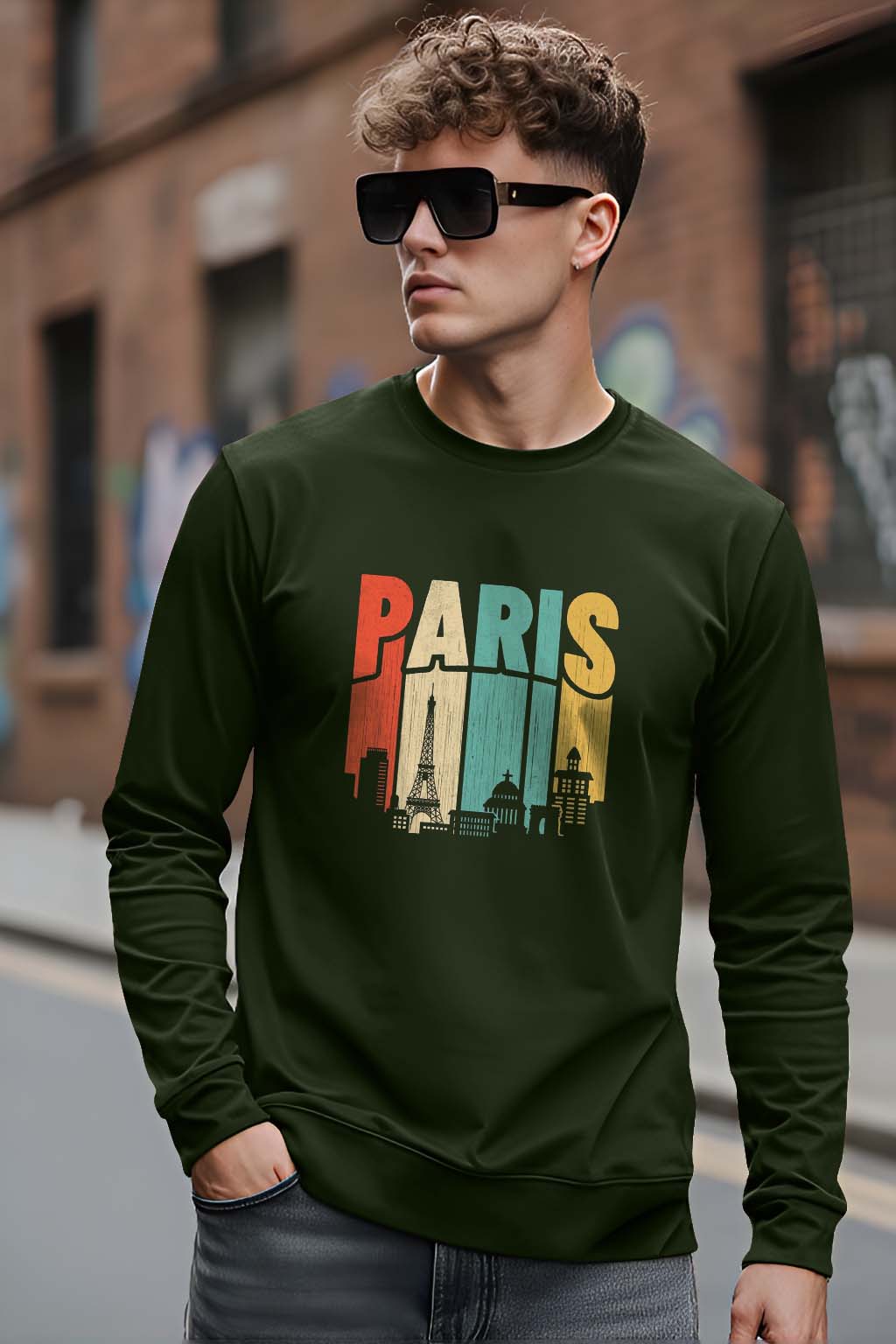 Paris - Men's Fullsleeve T-shirts