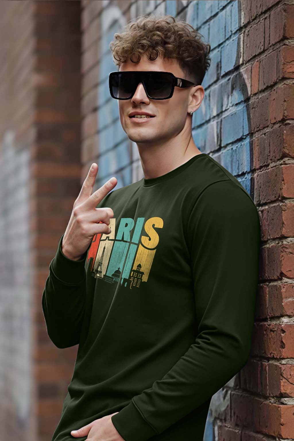 Paris - Men's Fullsleeve T-shirts