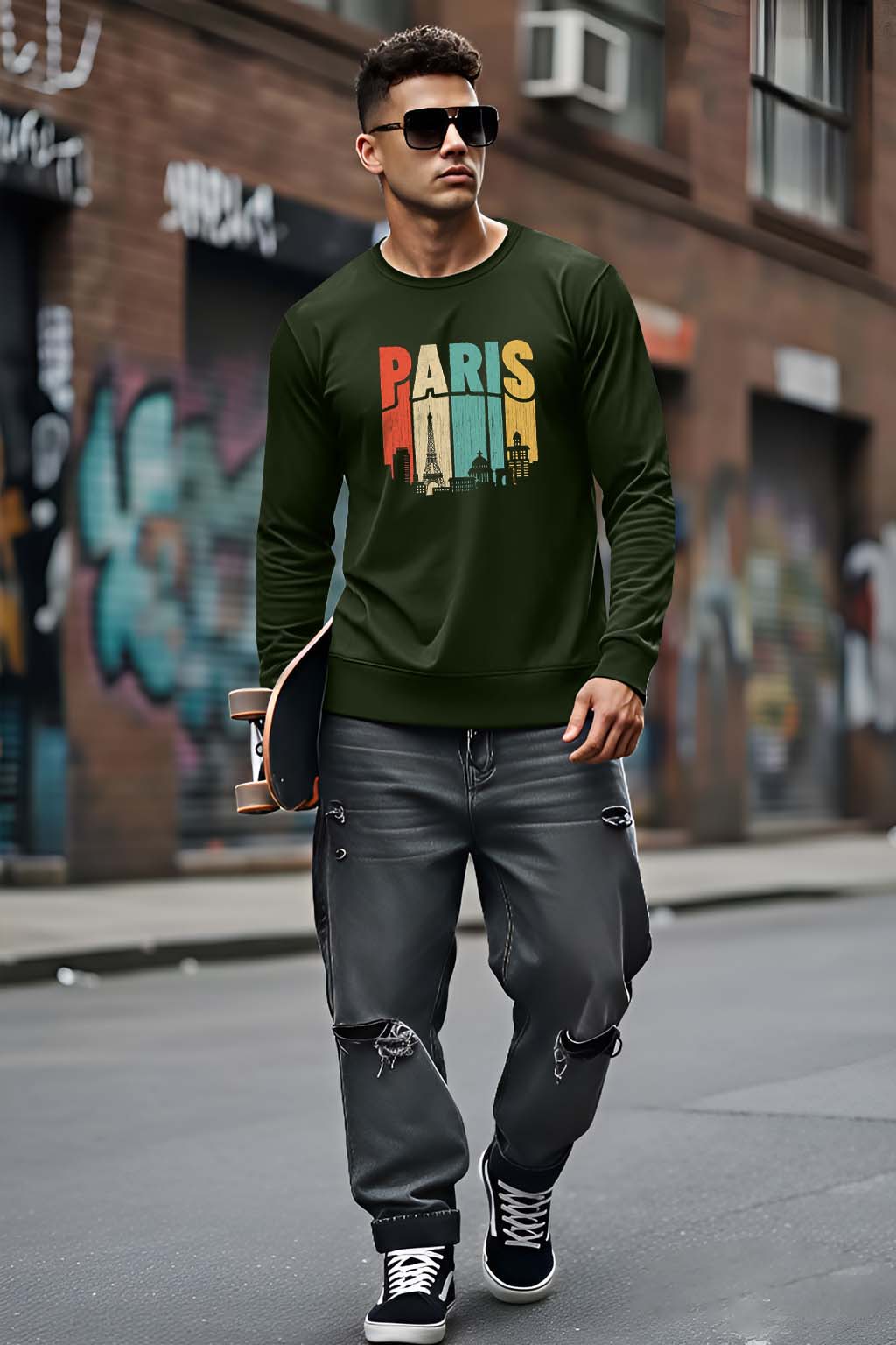 Paris - Men's Fullsleeve T-shirts