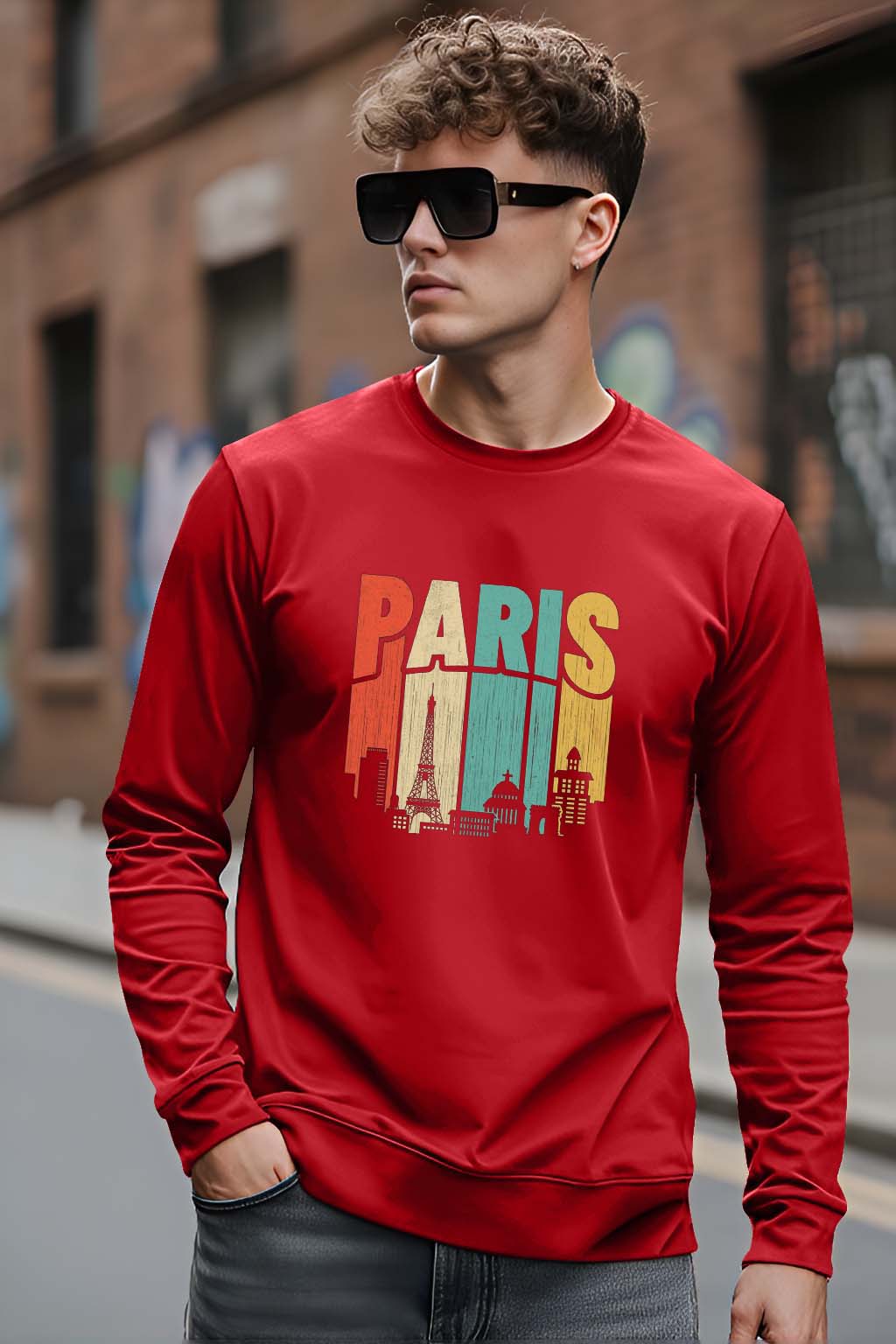Paris - Men's Fullsleeve T-shirts