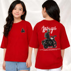 MotorCycle  - kids Girls Over sized T shirt
