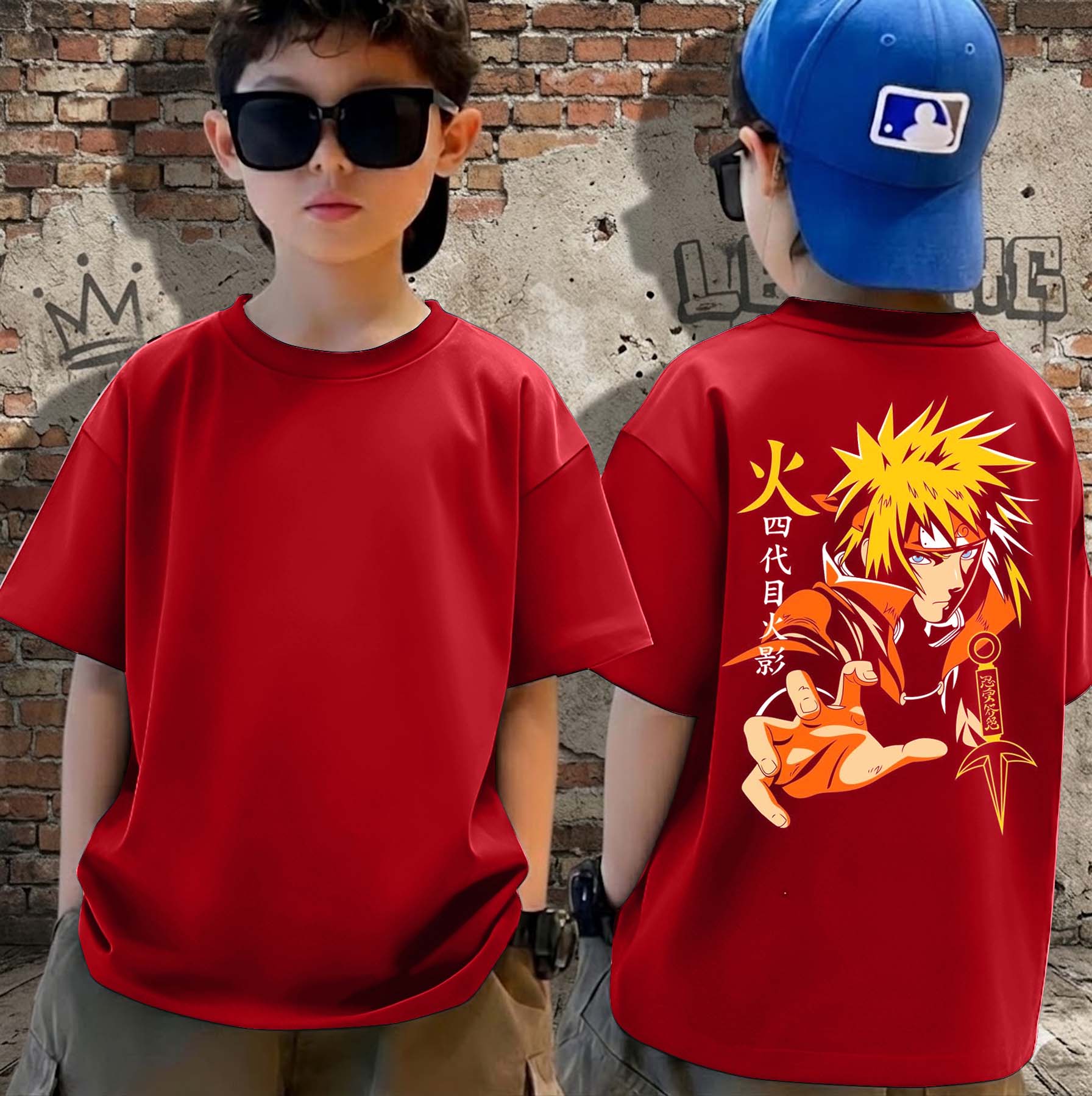 Yogen - Boys Over Size Printed T-shirt