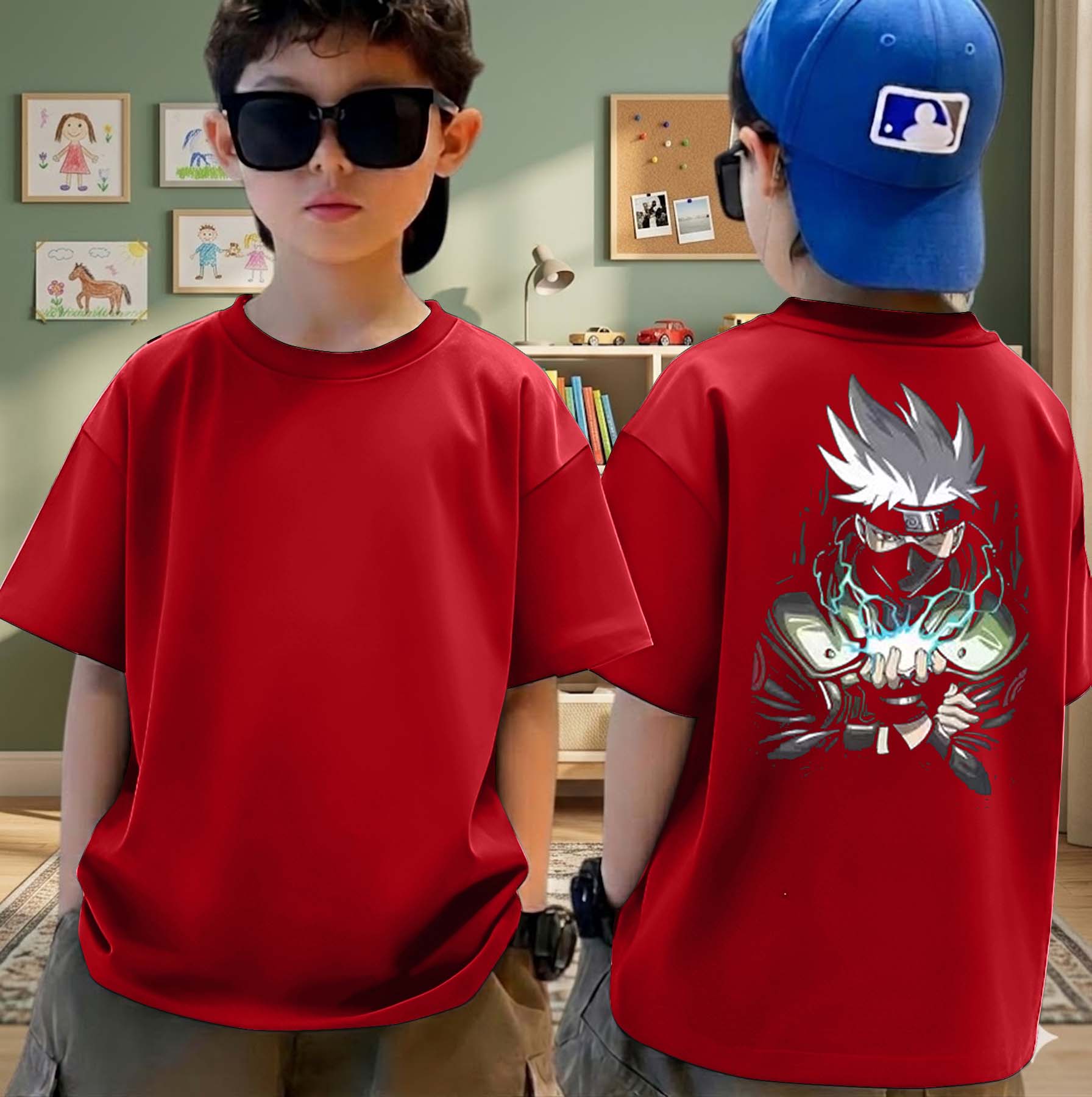 Hatake  - Boys Over Size Printed T-shirt