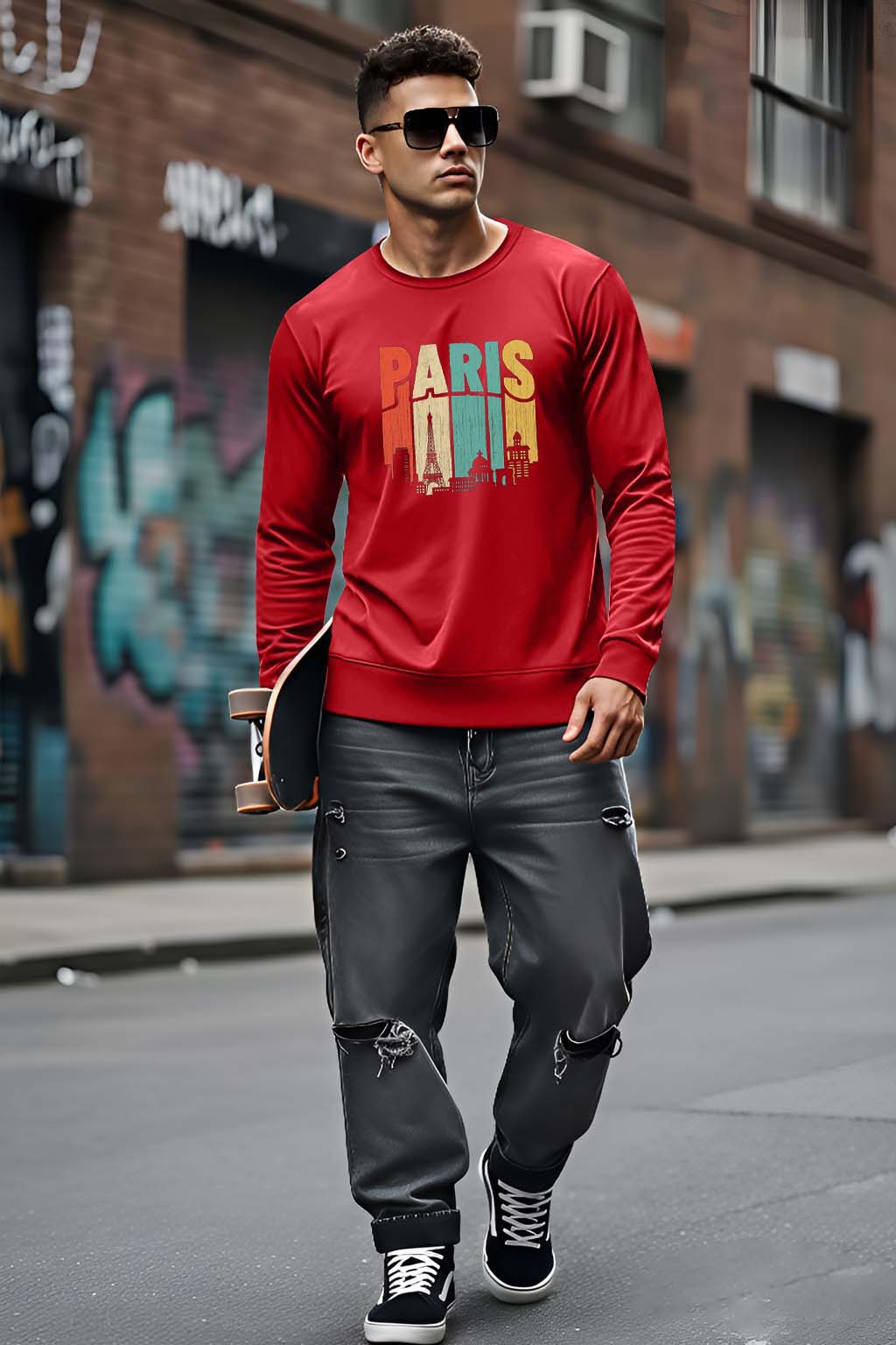 Paris - Men's Fullsleeve T-shirts