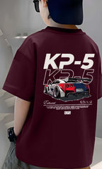 Car - Boys Over Size Printed T-shirt