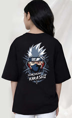 Kakashi  - kids Girls Over sized T shirt