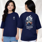 Kakashi  - kids Girls Over sized T shirt