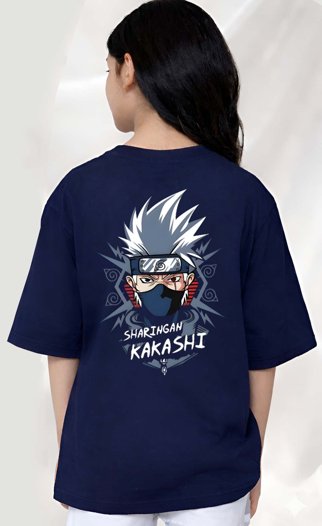 Kakashi  - kids Girls Over sized T shirt