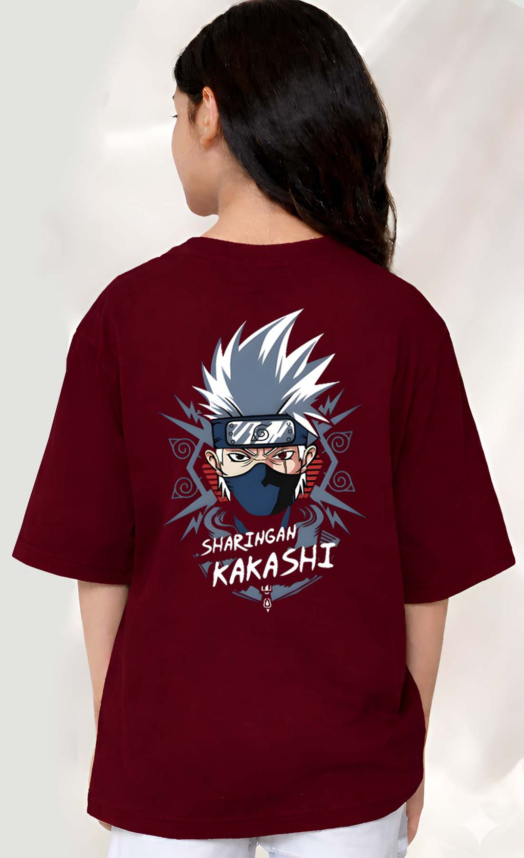 Kakashi  - kids Girls Over sized T shirt