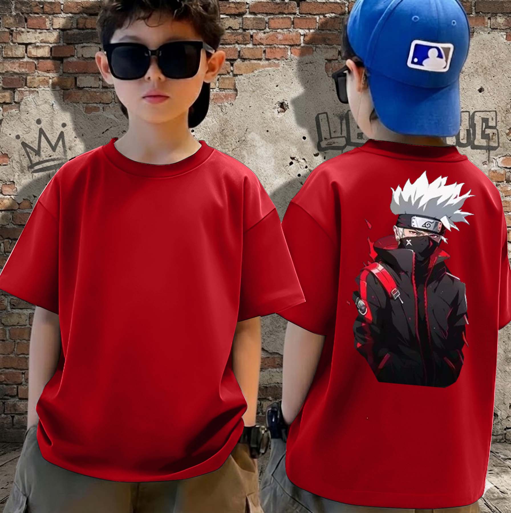 Kaka - Hatake  - Boys Over Size Printed T-shirt