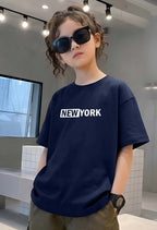 NewYork - kids Girls Over sized T shirt