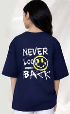 Never  - kids Girls Over sized T shirt