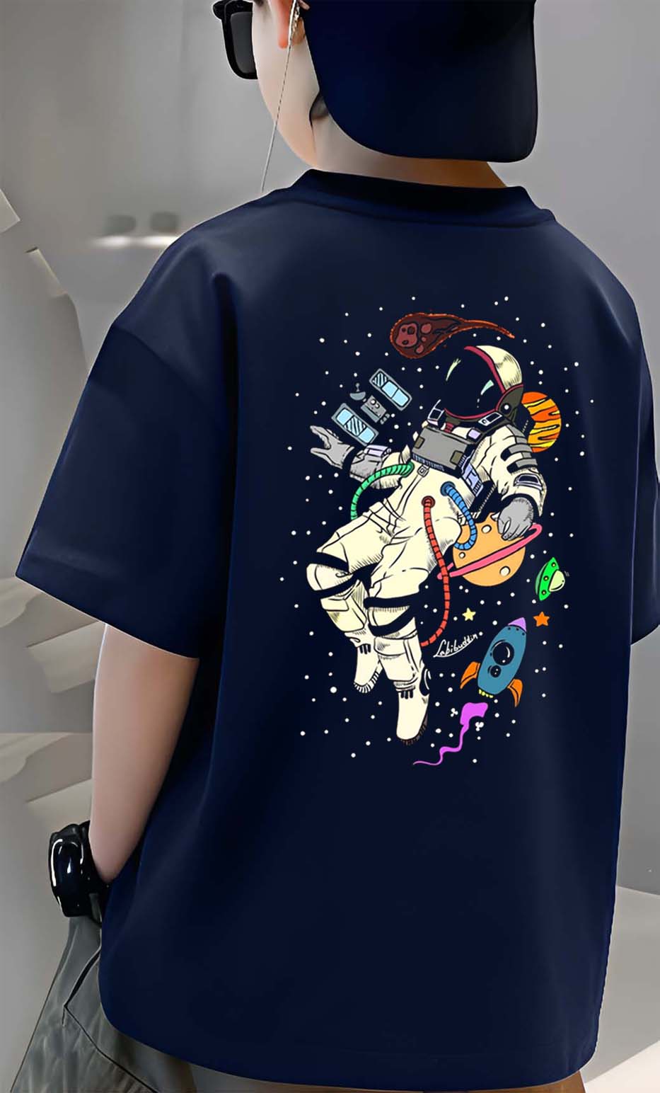 Nasa - Boys Over Size Printed T-shirt