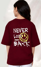 Never  - kids Girls Over sized T shirt