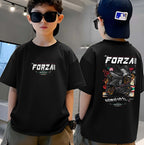 Forza - Boys Over Size Printed T-shirt