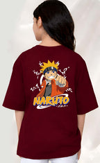 Narutto  - kids Girls Over sized T shirt
