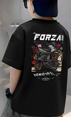 Forza - Boys Over Size Printed T-shirt