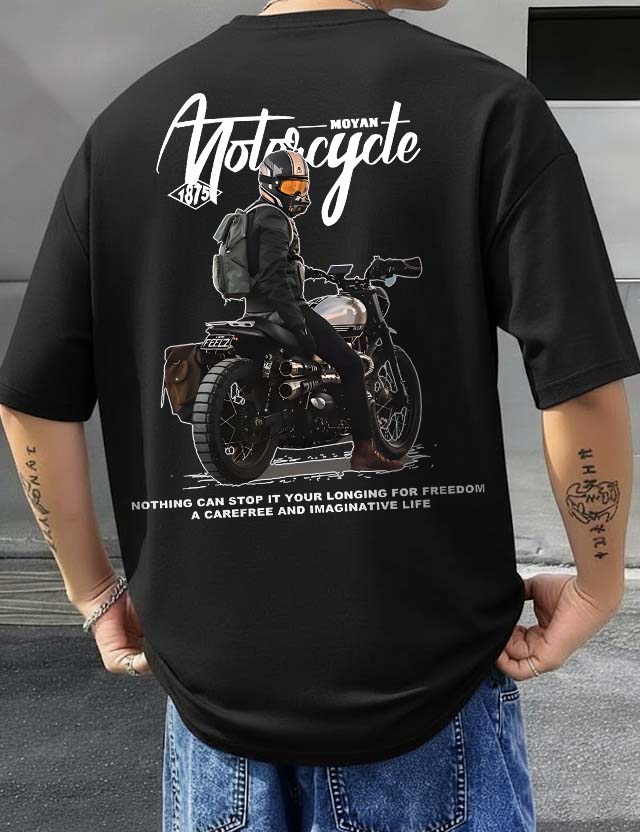 MotorCycle - Men's Oversized T-shirts