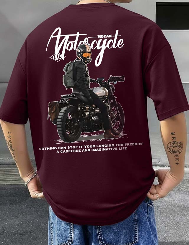 MotorCycle - Men's Oversized T-shirts