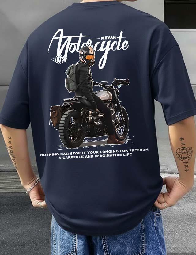 MotorCycle - Men's Oversized T-shirts