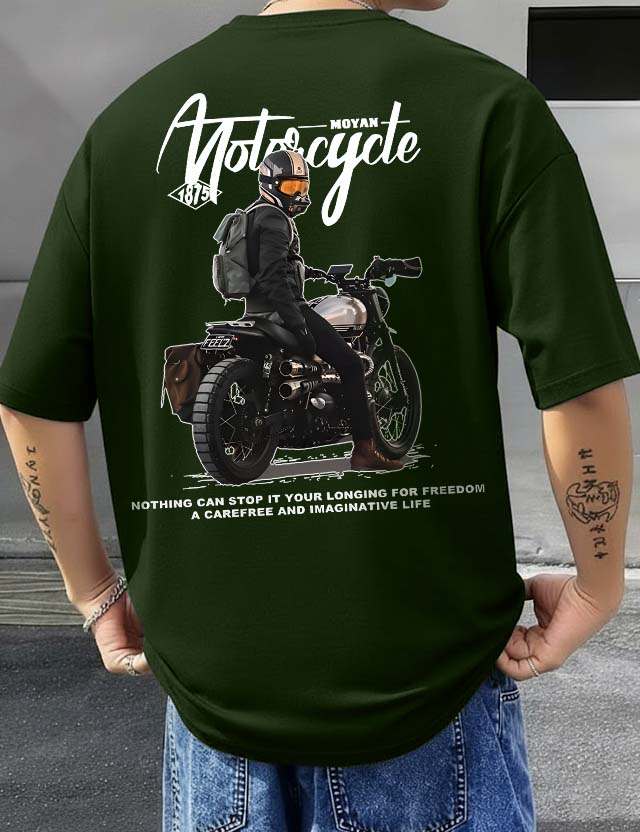 MotorCycle - Men's Oversized T-shirts