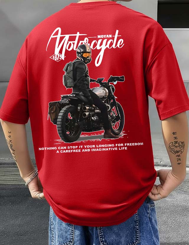 MotorCycle - Men's Oversized T-shirts