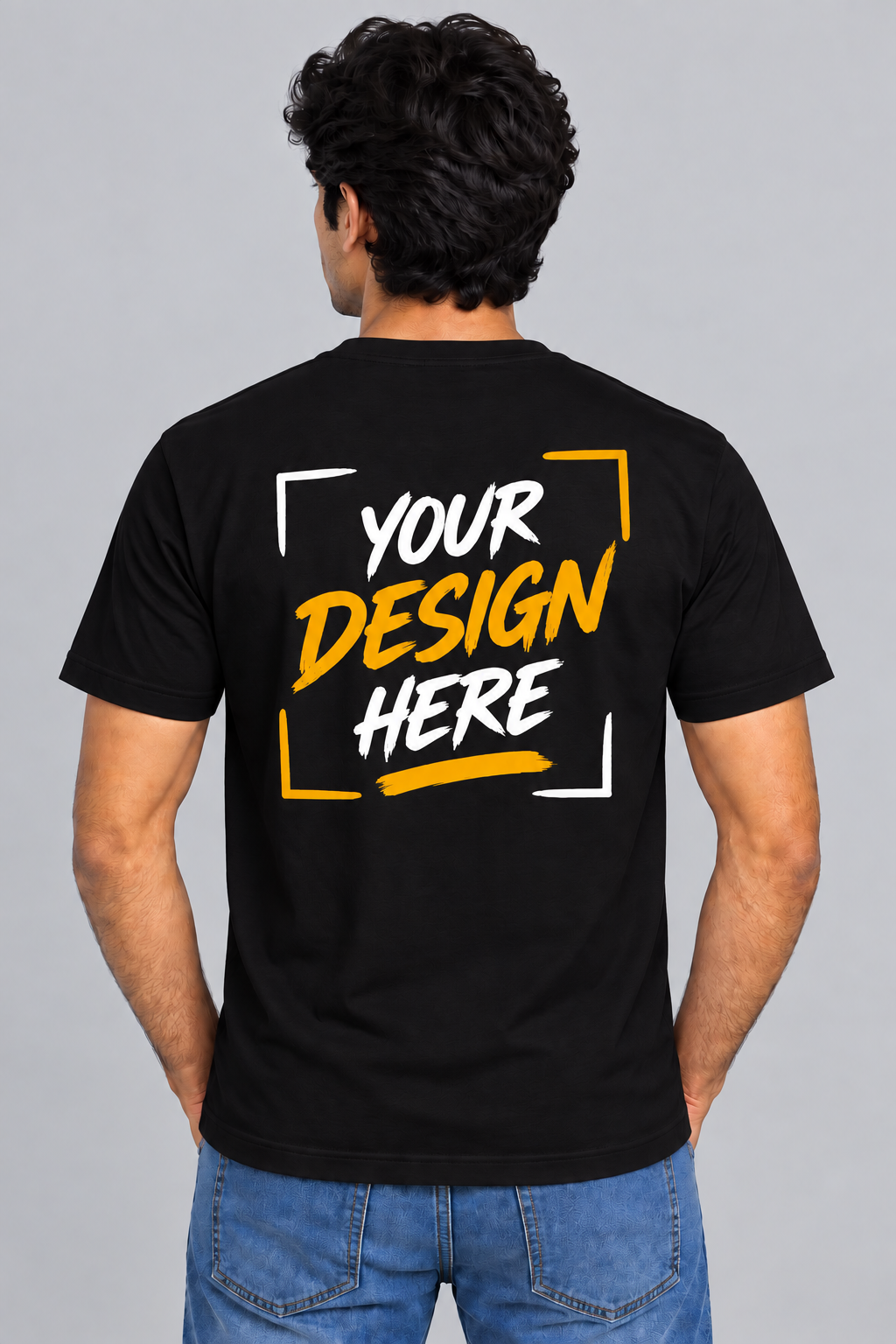 Why Bro - Men's Back Side Print T shirt