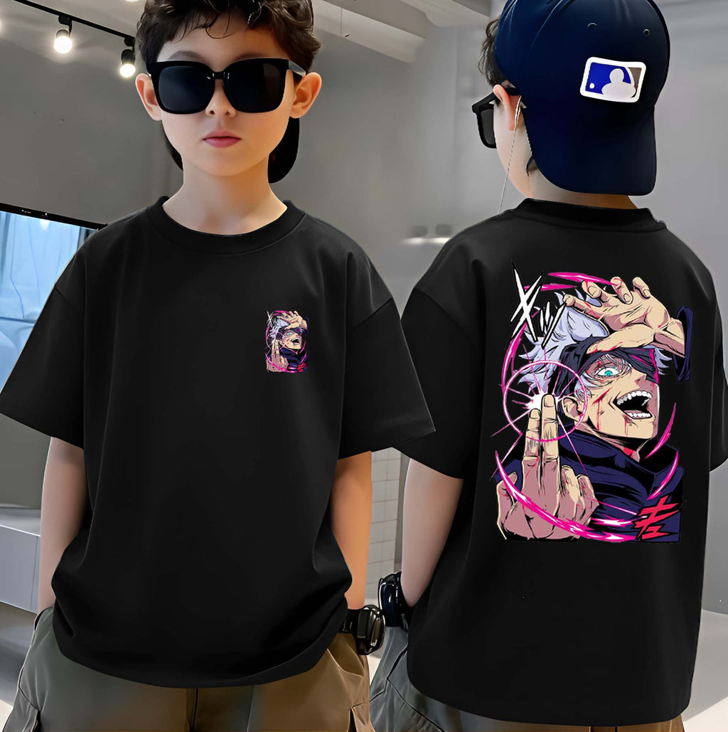 Anime - Boys Over Size Printed T-shirt