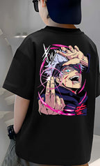 Anime - Boys Over Size Printed T-shirt
