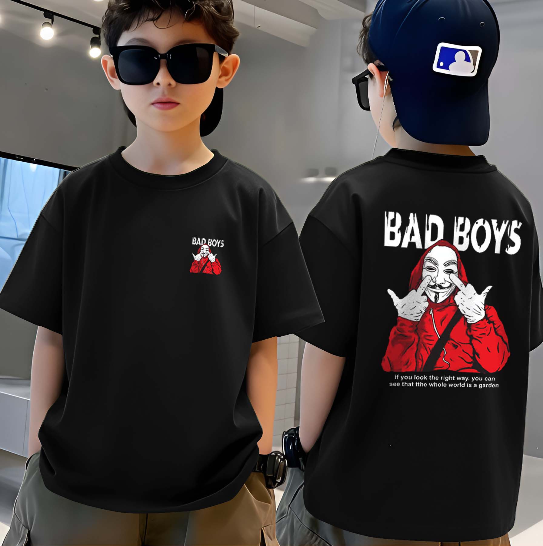 Badboy - Boys Over Size Printed T-shirt