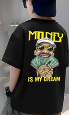 Money - Boys Over Size Printed T-shirt