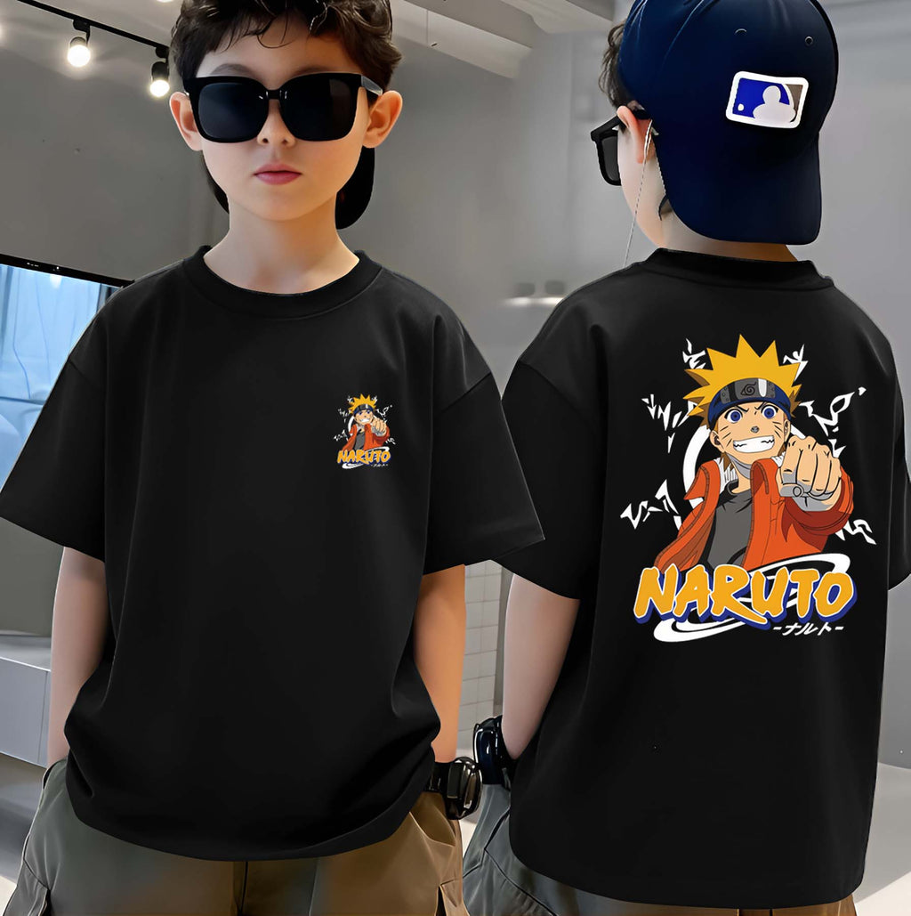 Narutto - Boys Over Size Printed T-shirt