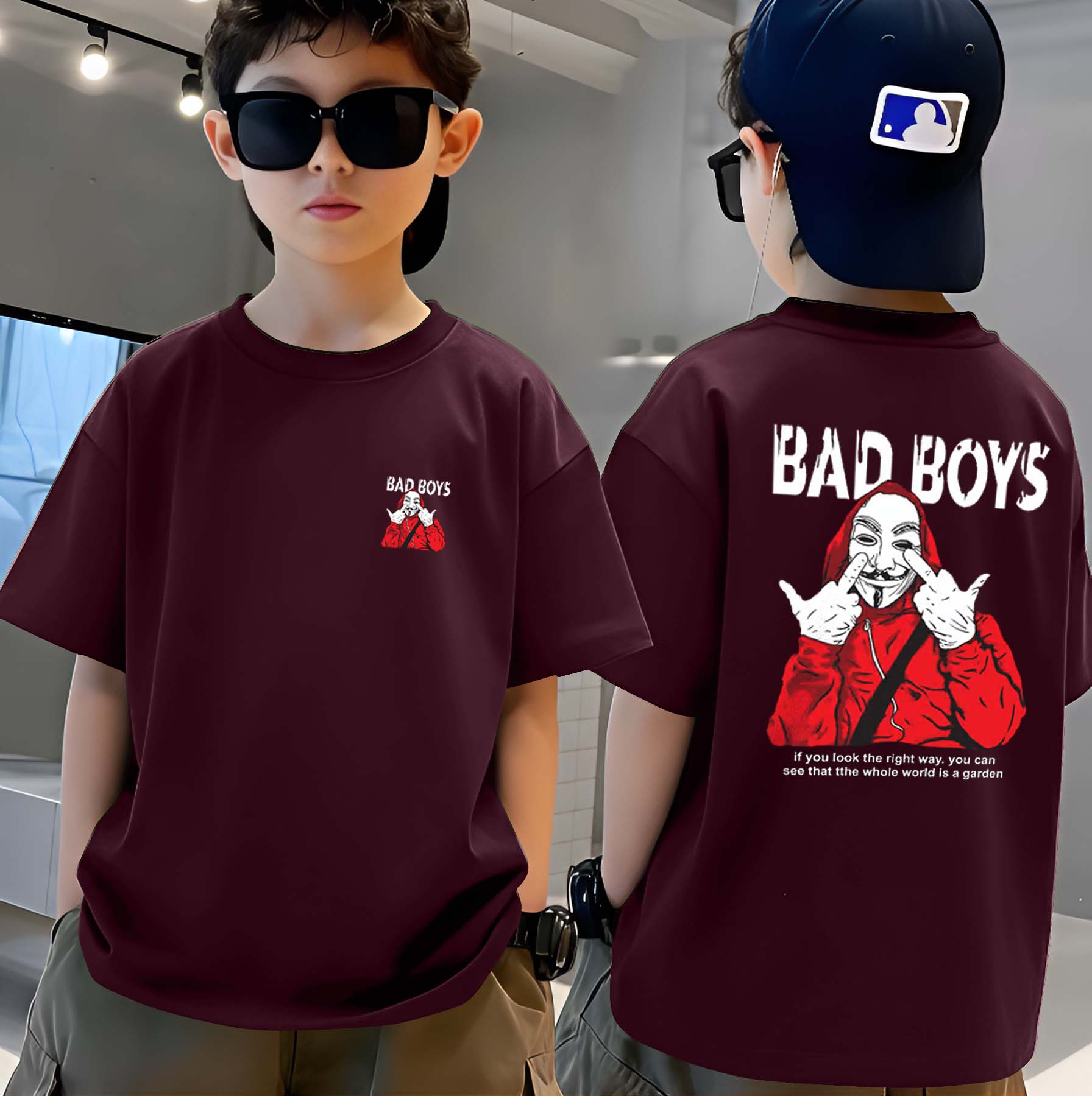 Badboy - Boys Over Size Printed T-shirt