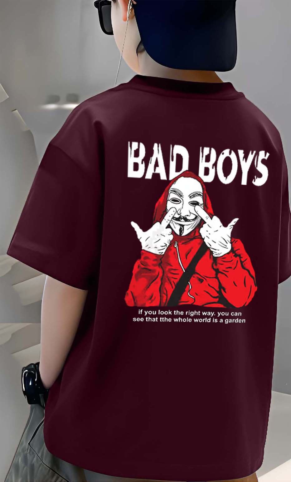Badboy - Boys Over Size Printed T-shirt