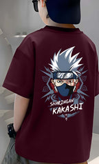 Kakashi - Boys Over Size Printed T-shirt