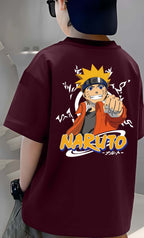 Narutto - Boys Over Size Printed T-shirt