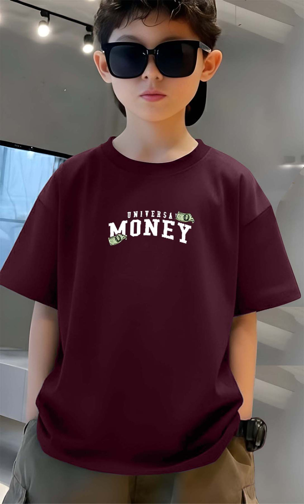 Universal Money - Boys Over Size Printed T-shirt