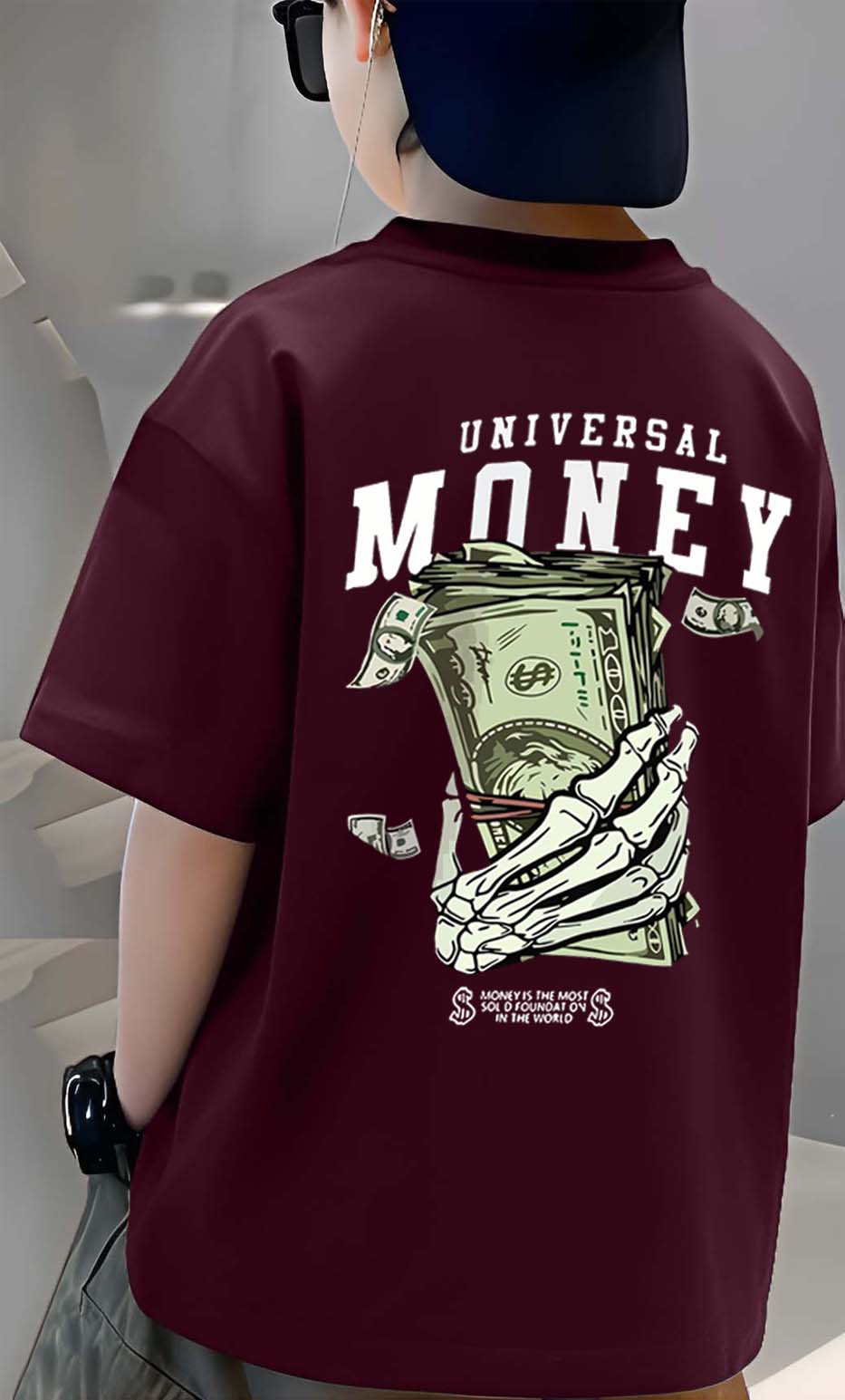 Universal Money - Boys Over Size Printed T-shirt