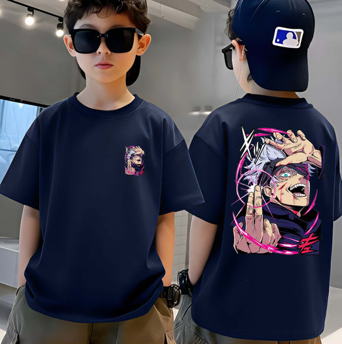 Anime - Boys Over Size Printed T-shirt
