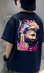 Anime - Boys Over Size Printed T-shirt