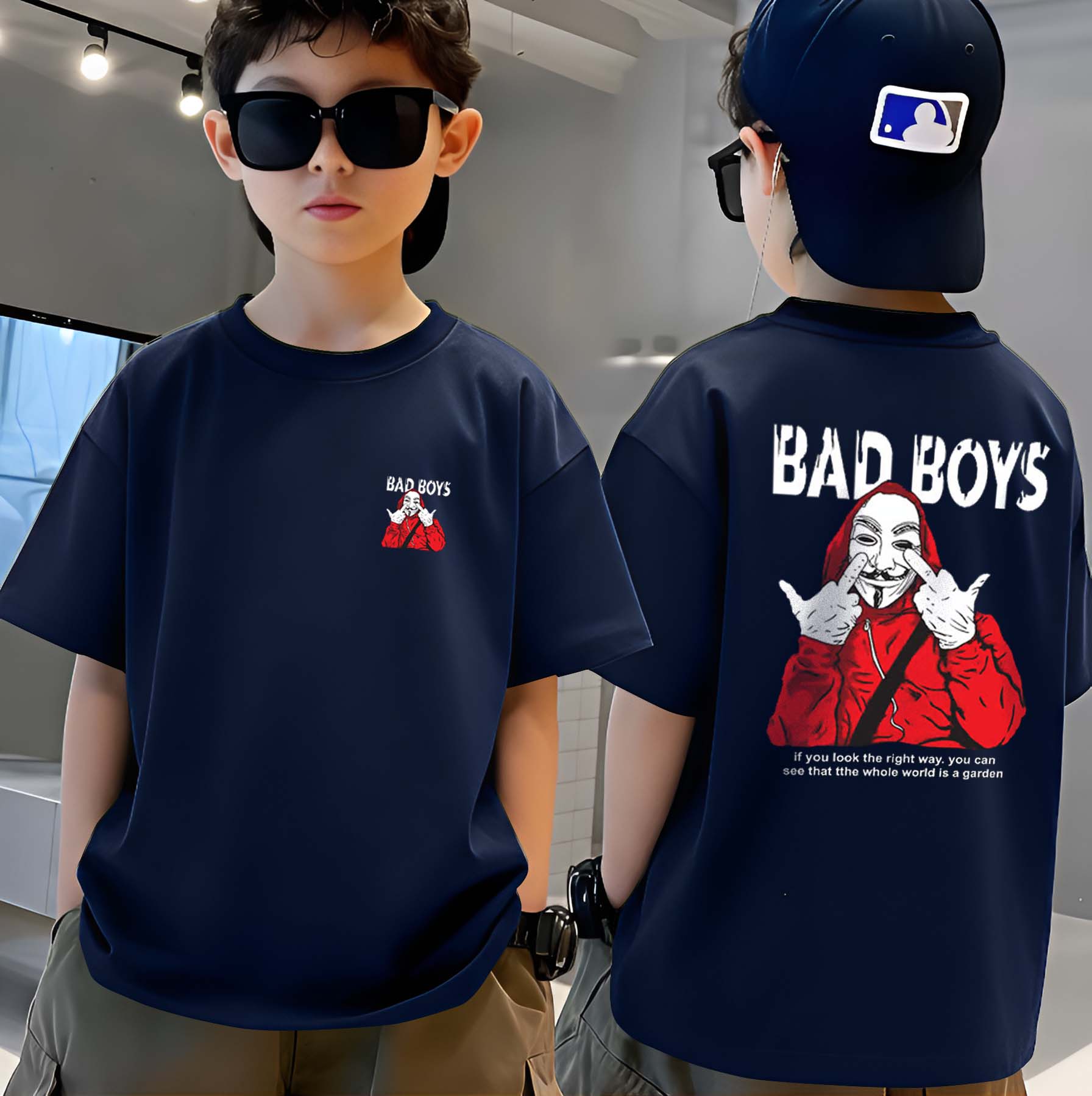 Badboy - Boys Over Size Printed T-shirt